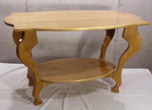 konferenčný stolík s nábytkom z borovicového dreva palube - vyrobené pre bratranca