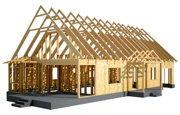 3. (. Domovov, hospodárskych budov, atď) v novej výstavbe rámových konštrukcií, využívame: za prvé, jeden z najlepších, podľa nášho názoru, technológie Stavba "platforma" minimalizovať stavebné časový rámec domov a poskytuje dostatočnú pevnosť a stabilitu štruktúry. Po druhé, vaše konštruktívne štruktúra je vyrábaný v továrni (továreň sa nachádza v meste Serpukhov) a prichádza na vaše stránky je plne pripravený pre montáž (tj celá rezivo už rez a strih - možno len na účet volaného).