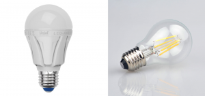 Aký lepší vlákno alebo SMD LED žiarovka