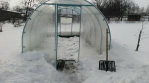 Musím hádzať sneh v skleníku?