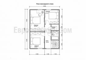 Európsky dom 6x8, ktorý má všetko, čo pre pohodlné bývanie